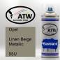 Preview: Opel, Linen Beige Metallic, 55U: 400ml Sprühdose, von ATW Autoteile West.